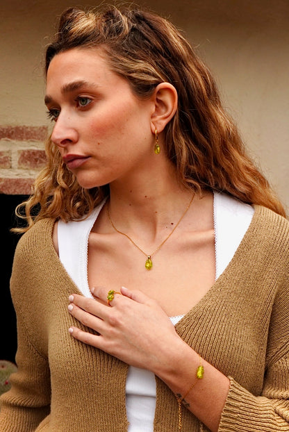 Pendientes Aurora Peridot